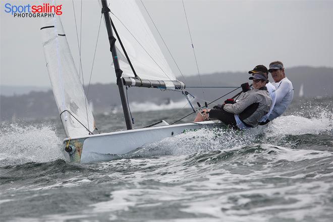 Menace of Choice - VX One Championships in Lake Macquarie 2014 © Beth Morley - Sport Sailing Photography http://www.sportsailingphotography.com